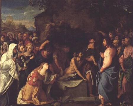 The Resurrection of Lazarus from Jacopo Palma
