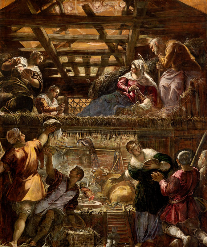 Birth of Christ / Tintoretto / c.1576/81 from Jacopo Robusti Tintoretto