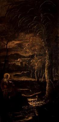 St. Mary of Egypt in the Wilderness from Jacopo Robusti Tintoretto