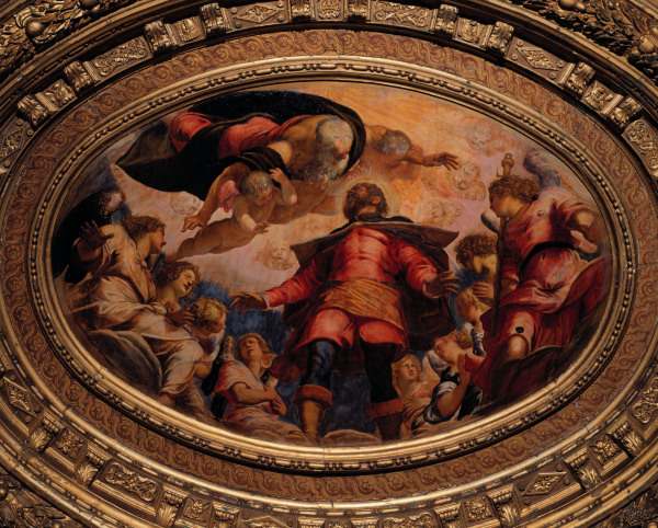 Tintoretto / St.Roche in Glory / 1564 from Jacopo Robusti Tintoretto