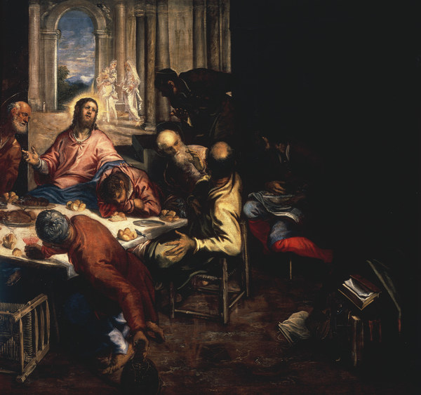 Tintoretto, Last Supper from Jacopo Robusti Tintoretto