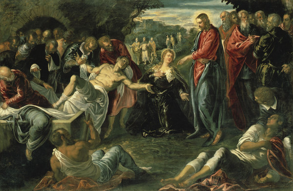 Tintoretto, Raising of Lazarus from Jacopo Robusti Tintoretto
