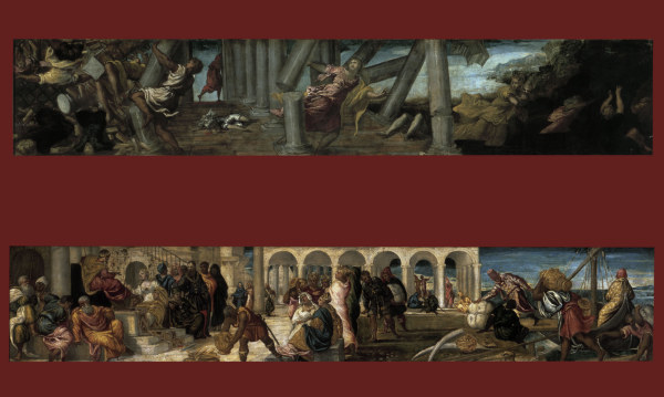 Tintoretton, Simsons Rache / Kng.v.Saba from Jacopo Robusti Tintoretto