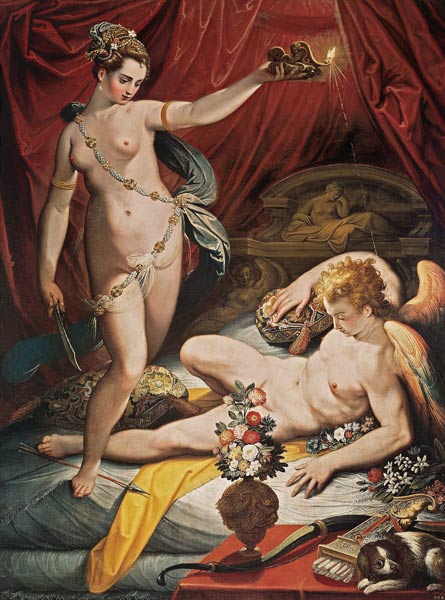 Amor and Psyche from Jacopo Zucchi
