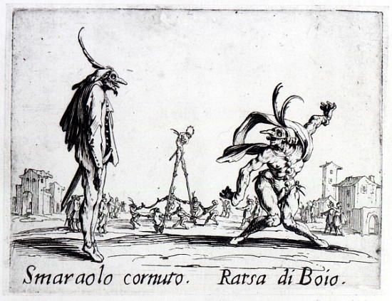 Balli de Sfessania, c.1622 from Jacques Callot