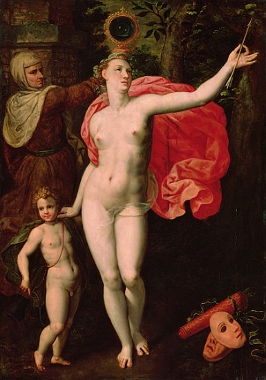 Venus and Cupid, Allegory of the Truth from Jacques de Backer
