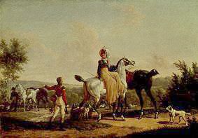 At the ride. from Jacques François J. Swebach