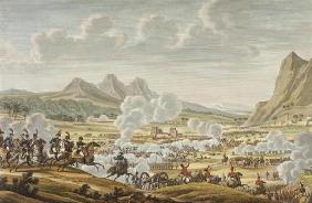 The Battle of Mount Tabor, 27 Ventose, Year 7 (17 February 1799) engraved by Louis Francois Couche (