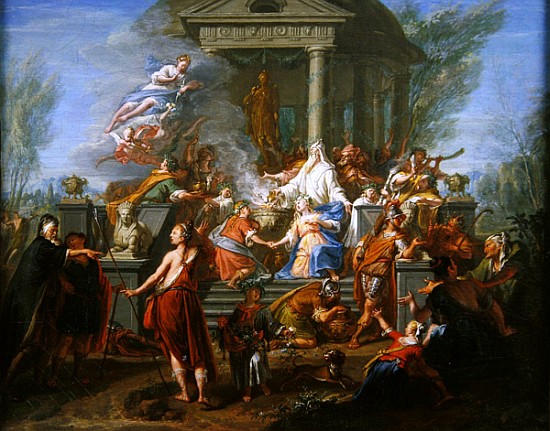 The Sacrifice of Iphigenia, c.1720-25 from Jacques Ignatius de Roore