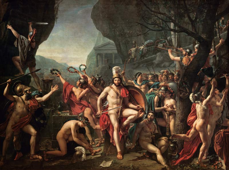 Leonidas to the Thermopylen from Jacques Louis David