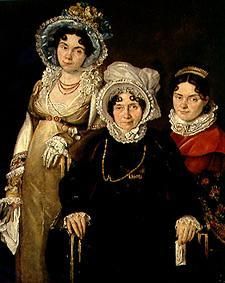 The three women from Gent. from Jacques Louis David