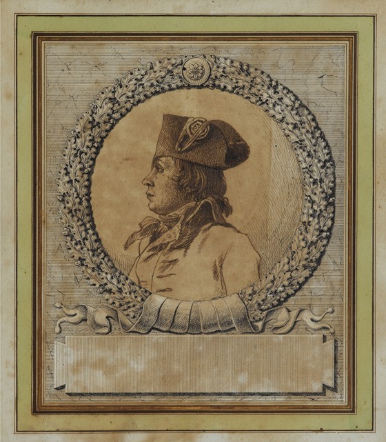 Portrait of Philippe-François-Joseph Le Bas (1762-1794) from Jacques Louis David