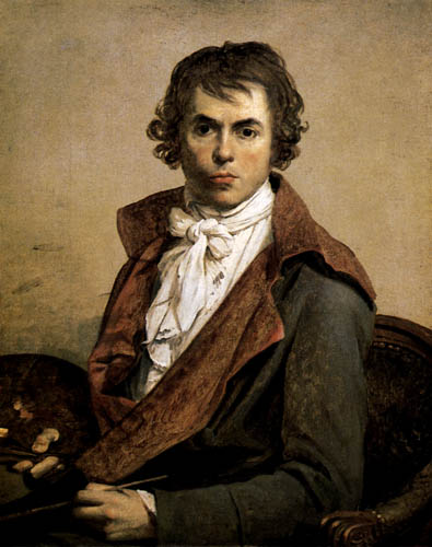 Self-portrait from Jacques Louis David