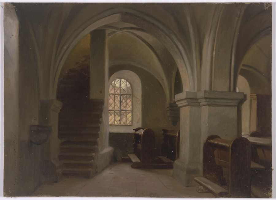 Church interior from Jakob Becker