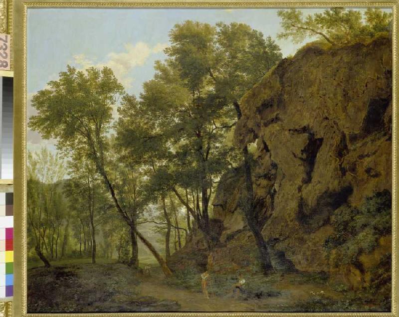Woodland landscape at Papinio. from Jakob Christoph Bischoff