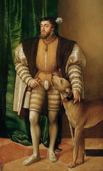 Emperor Charles V with his dog