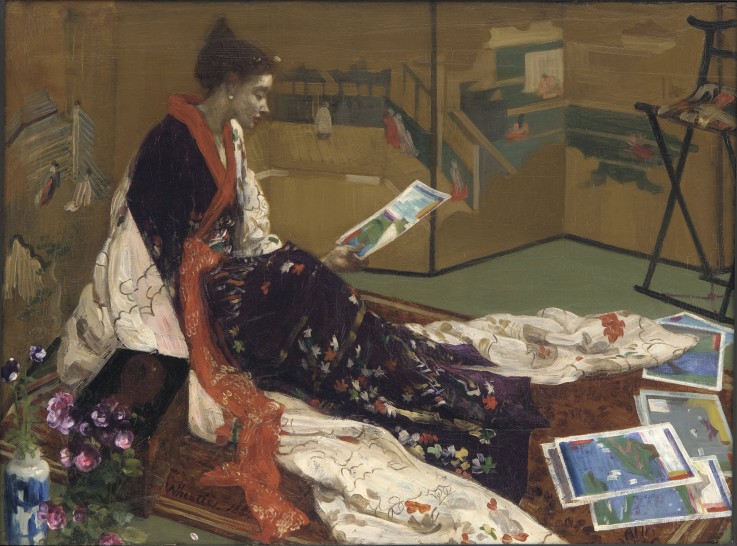 Caprice in Purple and Gold: The Golden Screen from James Abbott McNeill Whistler