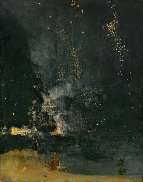 Nocturne in Black and Gold, the Falling Rocket from James Abbott McNeill Whistler