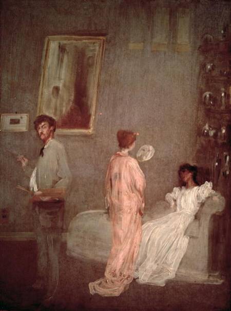 Whistler in his studio from James Abbott McNeill Whistler