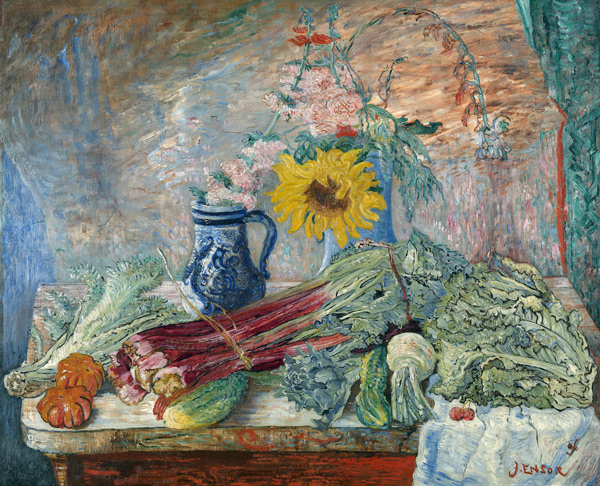 Flowers and vegetables from James Ensor