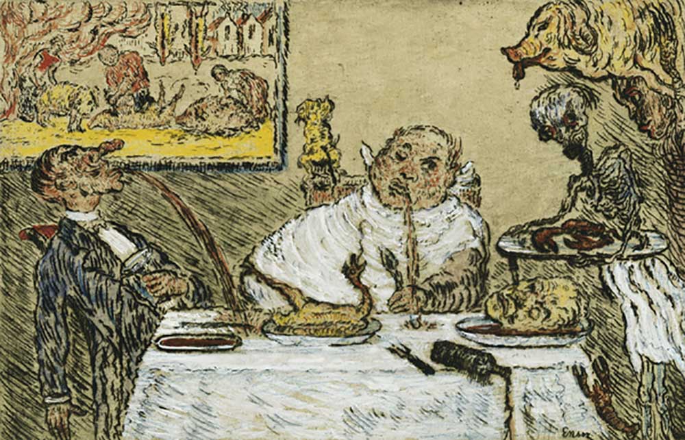 The Deadly Sins; Les Peches Capitaux, 1888-1904 from James Ensor