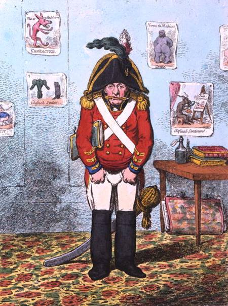 The Military Caricaturist from James Gillray