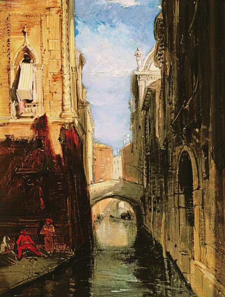A Side Canal, Venice from James Holland