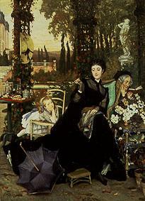 The young widow from James Jacques Tissot
