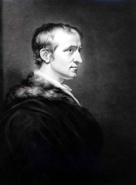 William Godwin (1756-1836) 1802  (b&w photo) from James Northcote