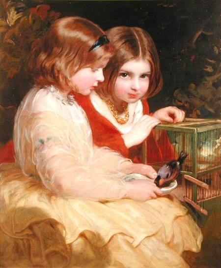 The Pet Bullfinch from James Sant
