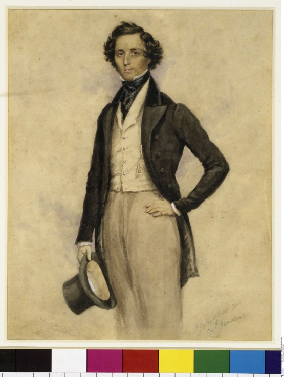 Felix Mendelssohn Bartholdy (1809-1847) from James Warren Childe