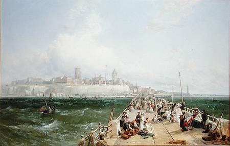 A View of Margate from the Pier from James Webb