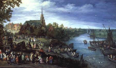 The Annual Parish Fair in Schelle from Jan Brueghel d. Ä.