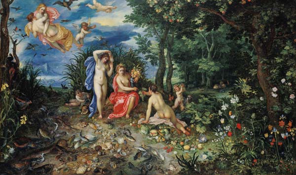 Ceres and the four Elements (figures by Hendrick v. Balen) from Jan Brueghel d. Ä.