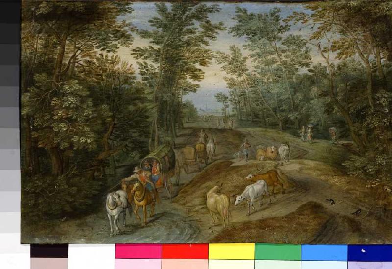 Waldlandschaft. from Jan Brueghel d. Ä.
