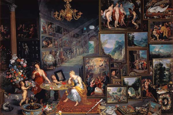 Sight and Smell from Jan Brueghel d. Ä.
