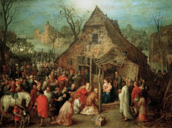 Adoration of the Kings / Brueghel t.E from Jan Brueghel d. J.