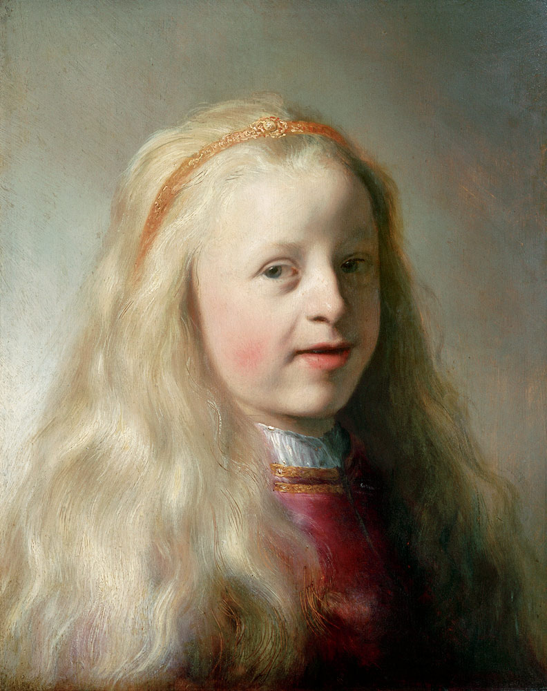 Portrait of a young girl. from Jan Lievens