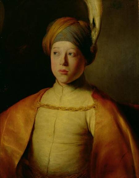 Portrait of a Boy in Persian Dress from Jan Lievens