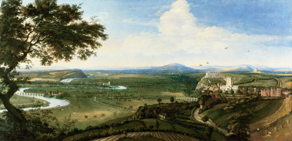 View of Nottingham from the East from Jan Siberechts