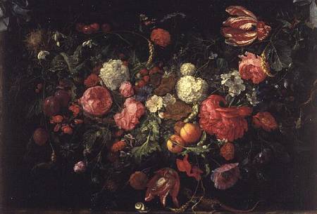 Still Life of Flowers and Fruit from Jan van Dalen
