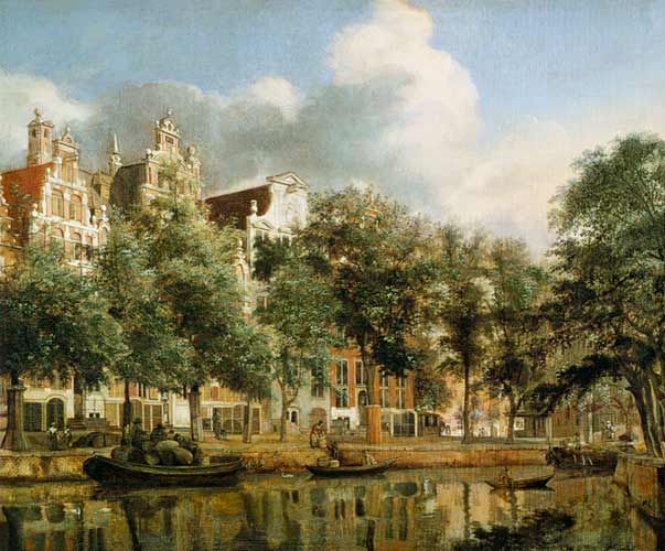 The Herengracht, Amsterdam from Jan van der Heyden