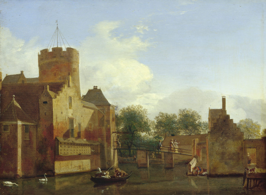 Loenerslot Castle in Holland from Jan van der Heyden
