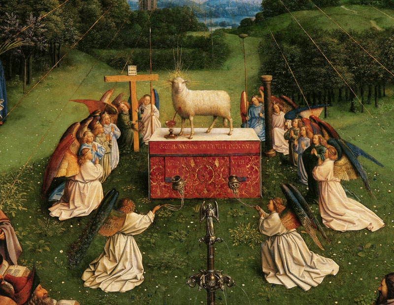 Agnus Dei , Ghent Altar from Jan van Eyck