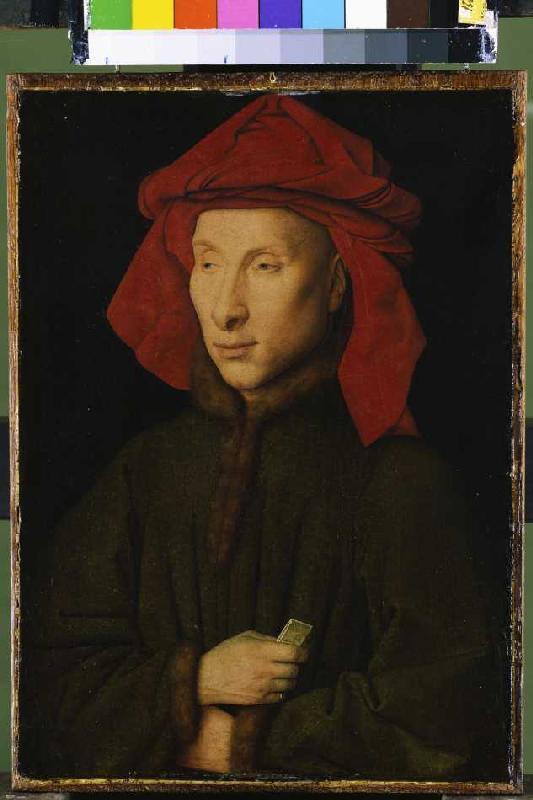 Portrait of the Giovanni Arnolfini. from Jan van Eyck