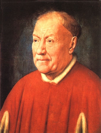 Portrait of the cardinal Nicola Albergati from Jan van Eyck