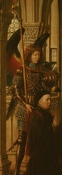 Archangel Michael from Jan van Eyck