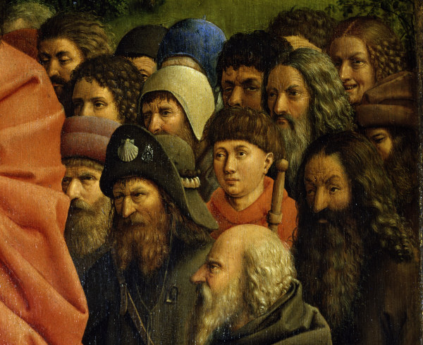 The Pilgrims from Jan van Eyck