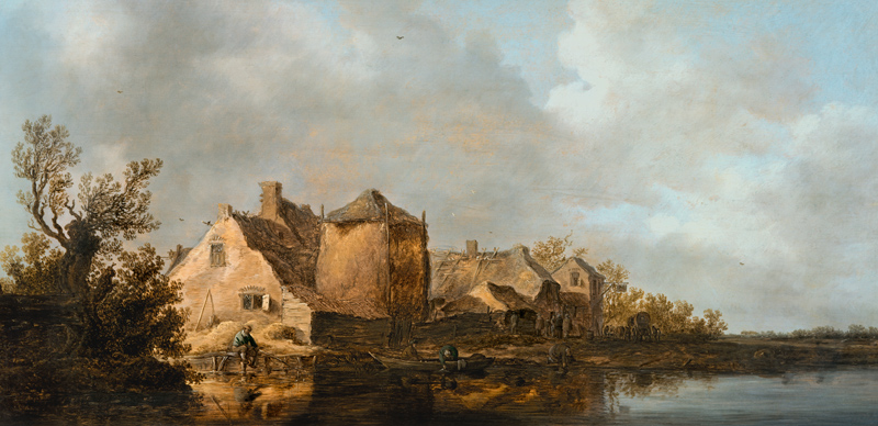 River Scene with an Inn from Jan van Goyen