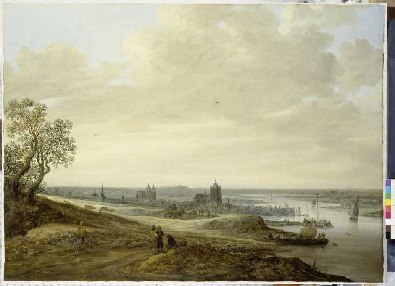 Panorama-Landschaft mit Blick auf Arnheim from Jan van Goyen